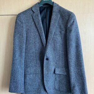 Men's Wool Herringbone Sports Jacket from J. Crew, Size 38R